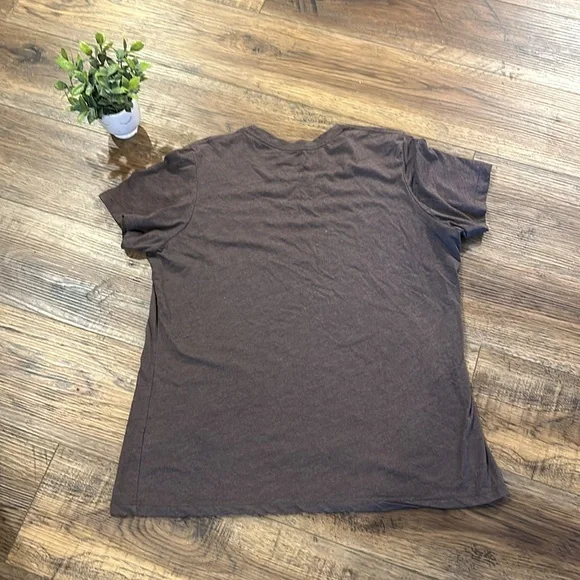 NFL Cleveland Brown's Women's Sequin Short Sleeve Tee - Picture 4 of 6